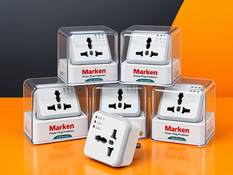 مبدل سه شاخه به دو شاخه Marken با تایمر