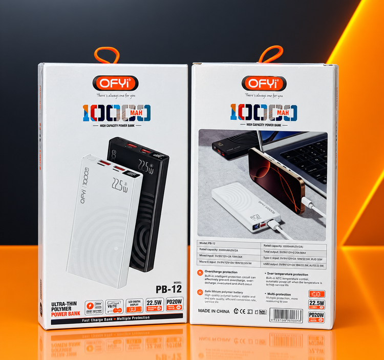 پاوربانک فست شارژ OFYI 22.5 وات