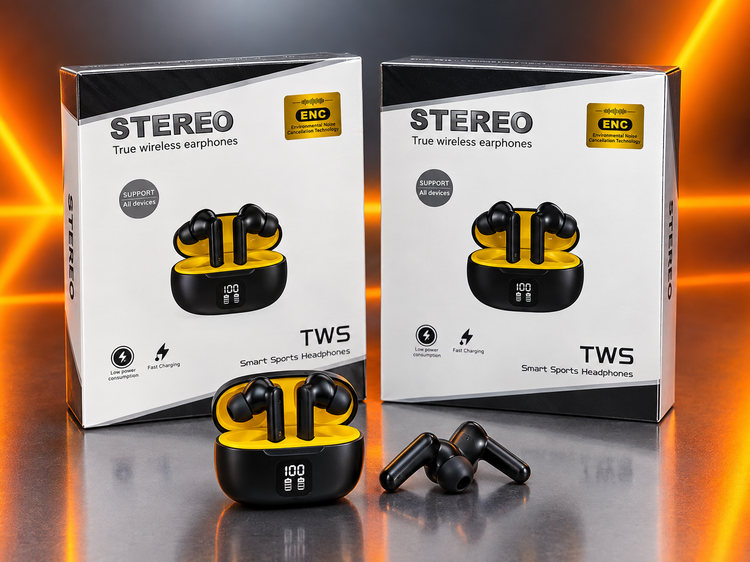هندزفری Stereo Smart Sports با کیس شارژ دیجیتال