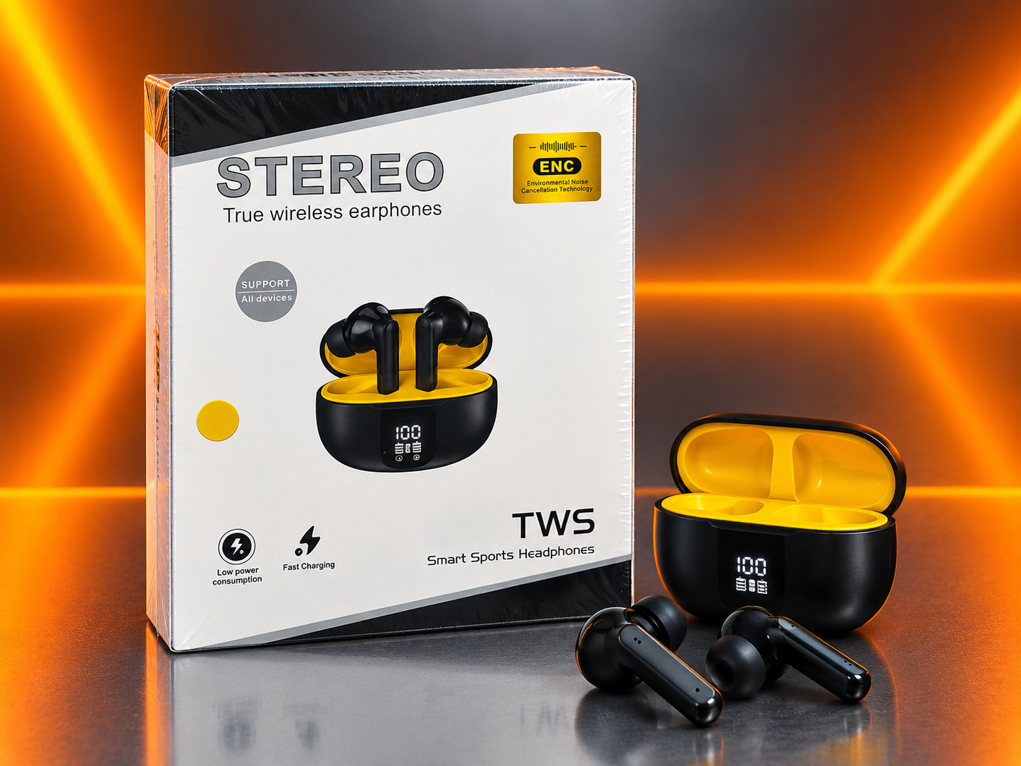 هندزفری TWS بی‌سیم Stereo با ENC